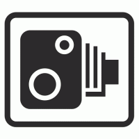 Speed Camera Symbol Sticker