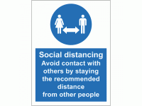Social Distancing Avoid Contact with ...