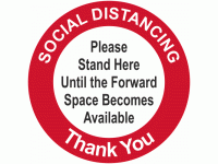 Social Distancing Floor Sticker - Ple...
