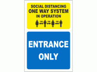 Social Distancing One Way System in O...