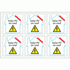 Solar PV on roof stickers 