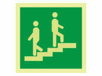 Stairs Photoluminescent IMO Safety Sign