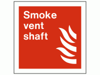 Smoke Vent Shaft Sign