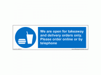 We are open for Takeaways and Deliver...