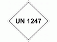 UN 1247 Package Labels - 250 labels p...