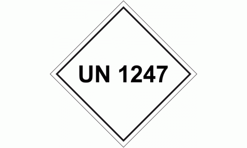 UN 1247 Package Labels - 250 labels per roll