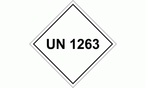 UN 1263 Package Labels - 250 labels per roll