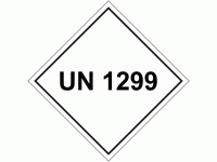 UN 1299 Package Labels - 250 labels p...