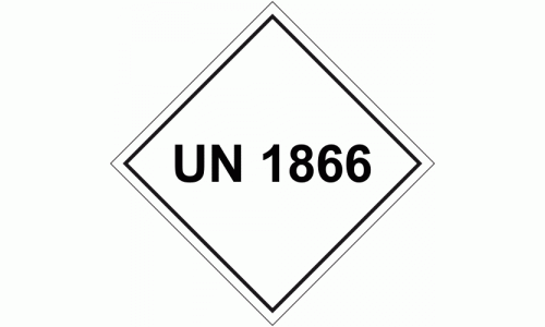 UN 1866 Package Labels - 250 labels per roll