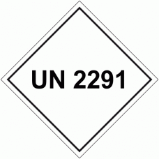 UN 2291 Package Labels - 250 labels per roll