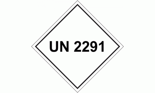 UN 2291 Package Labels - 250 labels per roll