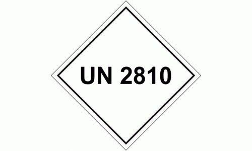 UN 2810 Package Labels - 250 labels per roll