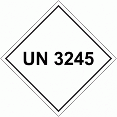 UN 3245 Package Labels - 250 labels per roll