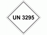 UN 3295 Package Labels - 250 labels p...