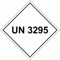 UN 3295 Package Labels - 250 labels per roll