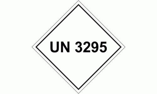 UN 3295 Package Labels - 250 labels per roll