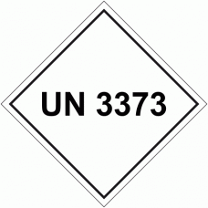UN 3373 Package Labels - 250 labels per roll