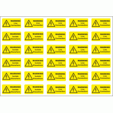 Warning Live connection labels