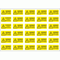 Warning More than one supply labels