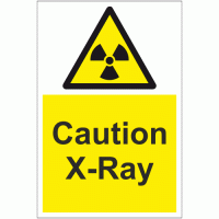 Caution X-Ray Sign