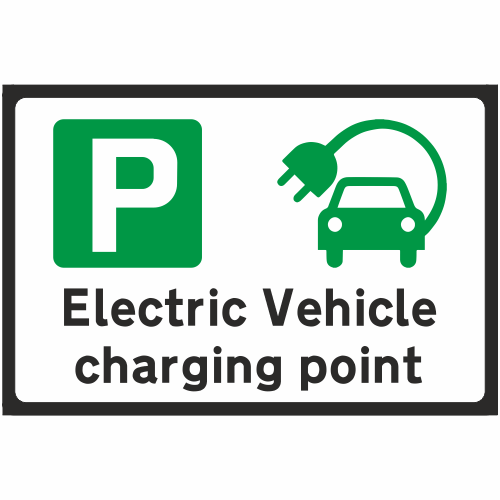 Electrical Vehicle Charging Point Sign Electric vehicle signs