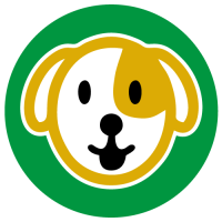 Dog school social distancing floor graphics sticker 