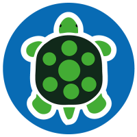 Turtle school social distancing floor graphics sticker